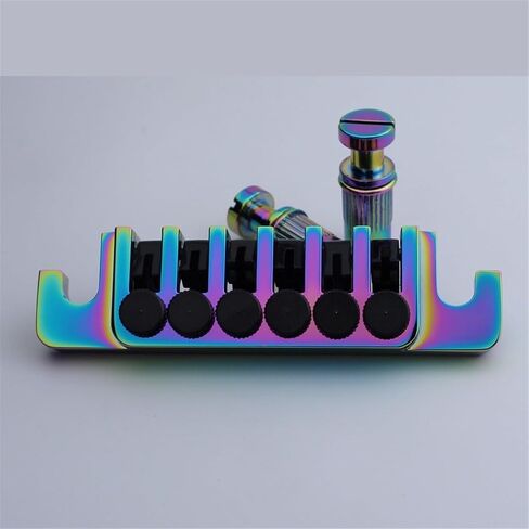 قطعة خلفية لجسر الجيتار عتيقة TP 6 70 جسور مع ترصيع لـ LP 6 سلسلة جيتار كهربائي قوس قزح الحرباء in Kuwait