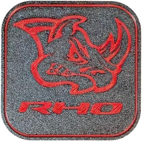 3 Boyz Printz Hitch Cover مخصص لشاحنة Rho أو جهاز استقبال سيارات الدفع الرباعي (تصميم جديد) (أبيض) in Kuwait