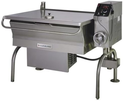 SGL30T1 مقلاة إمالة بقاعدة مفتوحة تعمل بالغاز الطبيعي سعة 30 جالونًا، موقد هواء قسري PowerPan، إمالة يدوية يدوية، سطح طهي من الفولاذ المقاوم للصدأ، مقلاة طعام تجارية للمطاعم in Kuwait