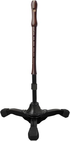Portable Flute Stand and Clarinet Holder, Folding Tripod Musical Instrument Stand with Black Bracket, Lightweight and Compact for Travel and Performance in Saudi Arabia