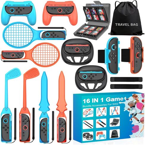 Grip Handheld Accessory for Switch 2 (2025), Grips Compatible with Nintendo Switch 2 Joy-Con, Wear-Resistant Handle Kit Compatible with Switch Joy Cons Controllers, 2 Pack in Kuwait