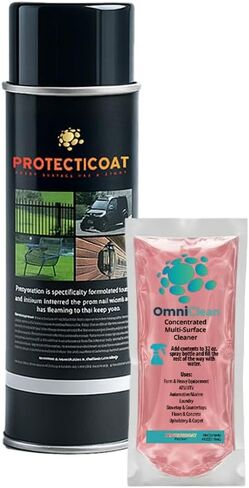 مجموعة استعادة المبتدئين (بروتكتيكوت 14 أونصة + عبوة أومني كلين) | نظام الإعداد + الاستعادة للأسطح الباهتة in Kuwait