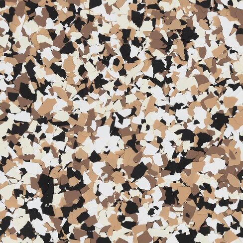 1/4" Decorative Floor Coating Flakes for Epoxy Flooring - Enhances Interior/Exterior Surfaces - for Garages, Basements, Showrooms (Neon Cotton Candy, 1 Pound) in Saudi Arabia