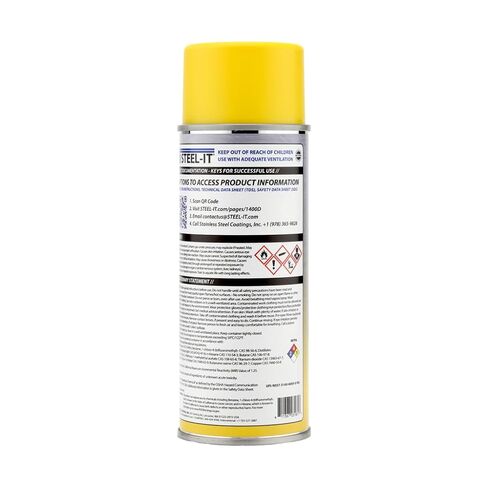 Steel-It 1400D بولي يوريثين، طلاءات طلاء صناعية، قابلة للحام، سهلة الاستخدام - أصفر آمن (علبة واحدة) in Kuwait