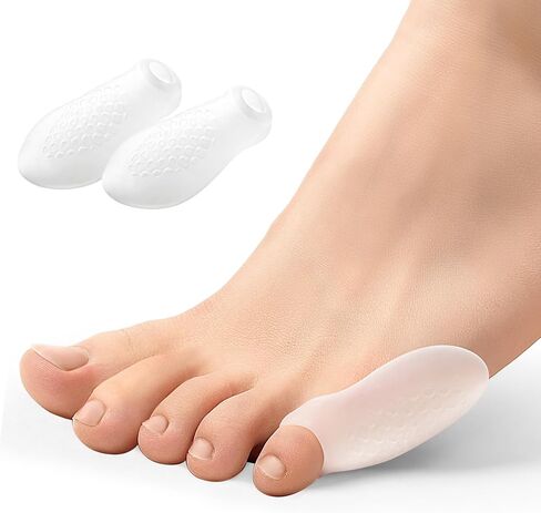 Promifun Tailor's Bunion Corrector Pads,14 Packs of Bunion Corrector Pads with Separator for Pinky Toe, Gel Shield for Foot Pain Relief, Calluses, Corns, Clear (Regular Pads) in Saudi Arabia