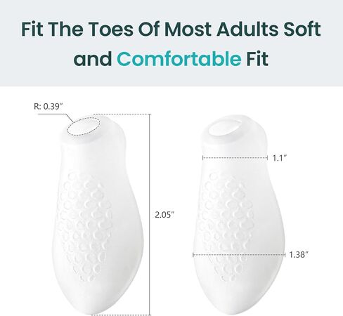 Promifun Tailor's Bunion Corrector Pads,14 Packs of Bunion Corrector Pads with Separator for Pinky Toe, Gel Shield for Foot Pain Relief, Calluses, Corns, Clear (Regular Pads) in Saudi Arabia