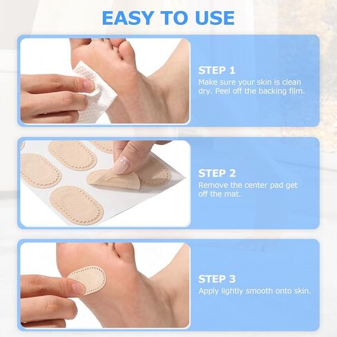 Bunion Pads to Wear with Shoes, 27 Pcs Waterproof Bunion Cushions, Self-Adhesive Foot Protectors, Reduce Friction & Rubbing for Men and Women in Saudi Arabia