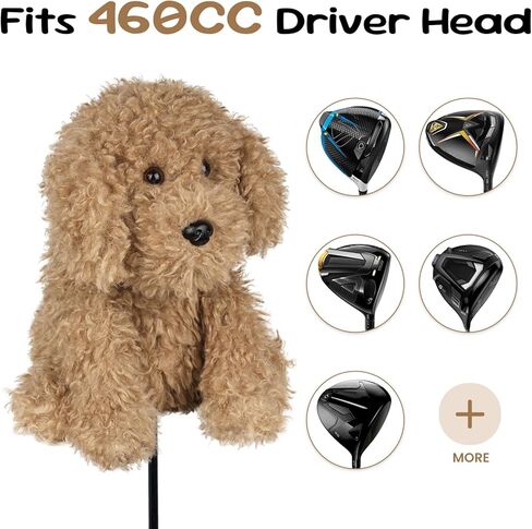 Craftsman Golf Club Cover Poodle Driver Headcover Dog Driver Head Cover Plush Material Funny Golf Head Cover Golf Gift in Saudi Arabia