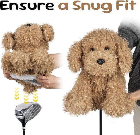 Craftsman Golf Club Cover Poodle Driver Headcover Dog Driver Head Cover Plush Material Funny Golf Head Cover Golf Gift in Saudi Arabia