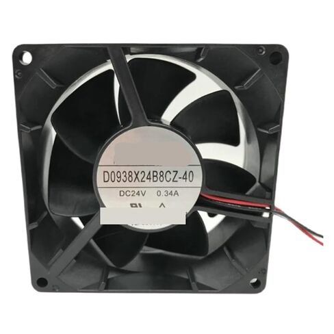 D0938X24B8CZ-40 24V 0.34A 9CM 9038 مروحة تبريد عاكسة بسلكين in Kuwait