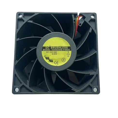 92x92x38 مللي متر تيار مستمر 24 فولت 0.55a 9238 AD0924HB-F99DS .55A 92 مللي متر مروحة in Kuwait