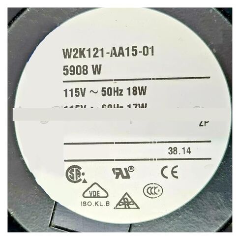 W2K121-AA15-01 115V 50/60Hz 18/17W Fan in Saudi Arabia