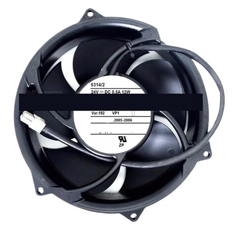 6314/2 24 فولت 0.5 أمبير 12 وات 17 سم مروحة تبريد in Kuwait