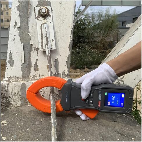 Grounding Resistance Tester Ground Pile Clamp Resistance Tester Soil Resistivity Test Loop Resistance Voltage Ammeter ES3022F in Kuwait