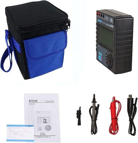 Earth Ground Resistance Tester ETCR3460B 5000V,0.1Mohm - 400Gohm,AC/DC0V-750V High Performance Hv Insulation Resistance Tester in Kuwait