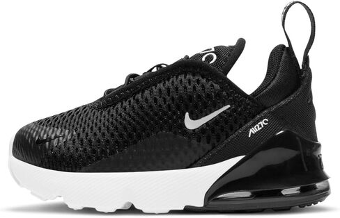 Nike Air Max 270 Big Kids' Shoes (943345-028,Light Smoke Grey/Dark Obsidian/Phantom/Bright Crimson) Size 4 in Saudi Arabia