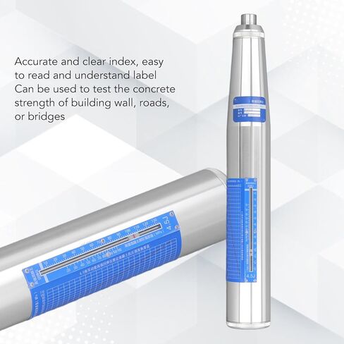 Concrete Rebound Hammer Tester,Stainless Steel Resiliometer Concrete Strength Tester, for Bridge Building,Highway Testing in Kuwait