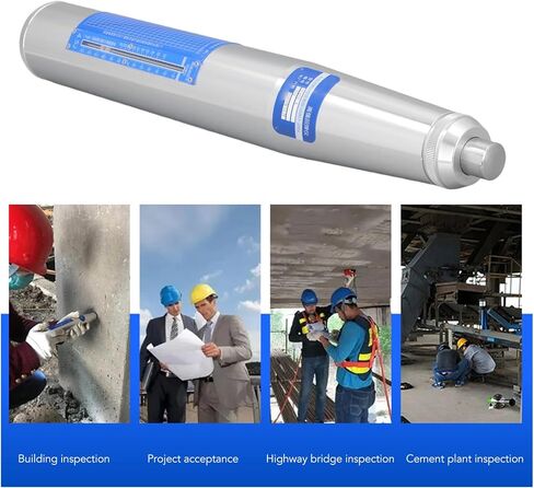 Concrete Rebound Hammer Tester,Stainless Steel Resiliometer Concrete Strength Tester, for Bridge Building,Highway Testing in Kuwait