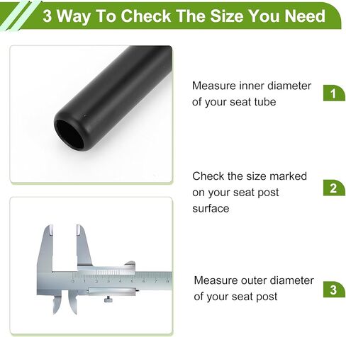 Universal 25.4x300mm Black Bike Seat Posts Durable Bike Saddle Post Seat Tube Steel 1 Pc in Saudi Arabia