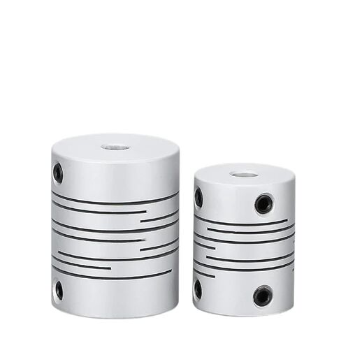 CI Parallel Line Coupling D20L26 4/5/6/6.35/7/8mm Aluminum Alloy 3D Printer Coupling Groove Type Elastic Screw Coupling(4x8) in Saudi Arabia