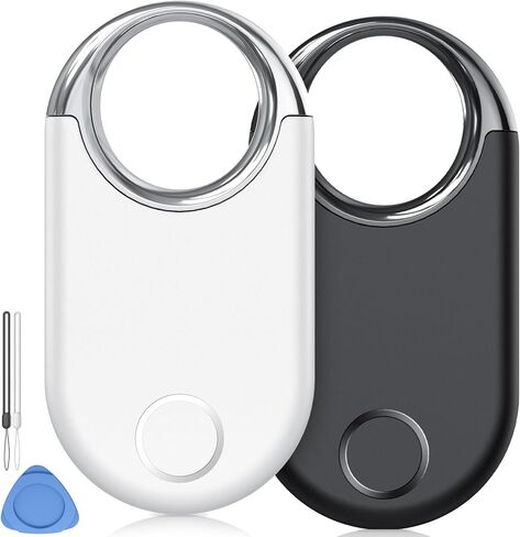 علامة تعقب الهواء (iOS فقط) -1 أجهزة كمبيوتر ، أبيض | عمل تعقب Bluetooth و Finder العناصر مع Apple Find My for Luggage/Key/Fudscases/Backpack ، بطارية قابلة للاستبدال in Kuwait