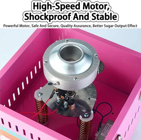 980W Commercial Cotton Candy Machine, Professional Cotton Candy Maker, Electric Candy Floss Maker for Birthday Party in Saudi Arabia