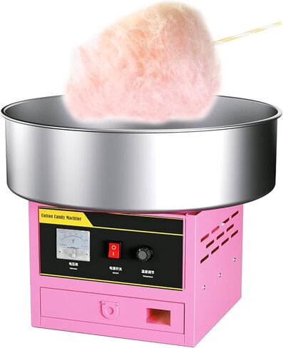980W Commercial Cotton Candy Maker Machine, Electric DIY Cotton Candy Floss Sugar Machine, Candy Floss Making Machine for Birthday Parties in Saudi Arabia