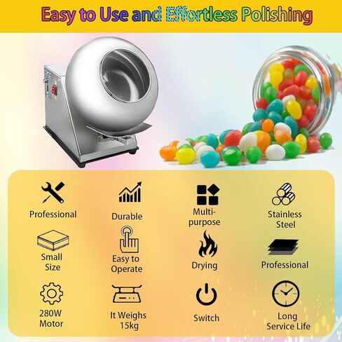 Candy Coater Machine,Coater Sugar Ball Coating Drying Machine,Automatic Tablet Coating Machine,for Pharmaceutical and Food Industries in Saudi Arabia