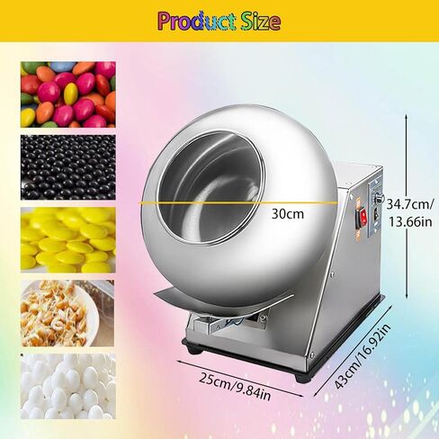Candy Coater Machine,Coater Sugar Ball Coating Drying Machine,Automatic Tablet Coating Machine,for Pharmaceutical and Food Industries in Saudi Arabia