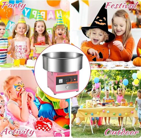 980W Commercial Cotton Candy Machine, Professional Cotton Candy Maker, Electric Candy Floss Maker in Saudi Arabia