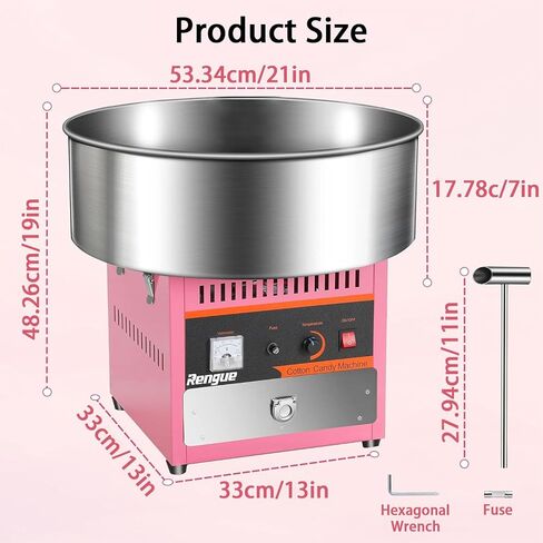 980W Commercial Cotton Candy Machine, Professional Cotton Candy Maker, Electric Candy Floss Maker in Saudi Arabia