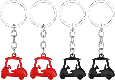 Penitue Golf Cart Keychains, Zinc Alloy Golf Keychain for Men Women Golfers Enthusiasts Accessories Souvenir in Saudi Arabia