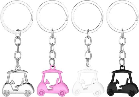 Penitue Golf Cart Keychains, Zinc Alloy Golf Keychain for Men Women Golfers Enthusiasts Accessories Souvenir in Saudi Arabia
