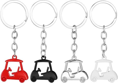 Penitue Golf Cart Keychains, Zinc Alloy Golf Keychain for Men Women Golfers Enthusiasts Accessories Souvenir in Saudi Arabia