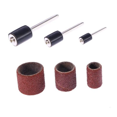 Vaguelly 102pcs Sandpaper Ring Grinding Head for Nail Art Drum Sanding Kit Grit Sanding Bands Nail Drill Nails Drill Bits Drum Blades Sanding Band for Rotary Tool Nails Tools Sanding Paper in Saudi Arabia