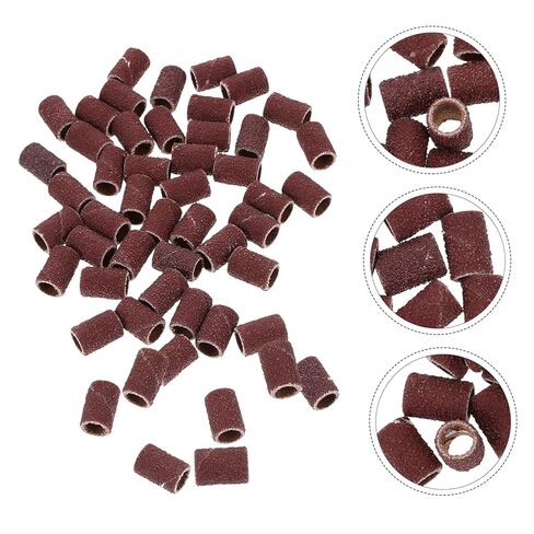 DECHOUS Mounted Cylindrical Grinding Heads Sanding Bands Grit for Nail Drill Abrasive Sleeves for Use Manicure Tools in Saudi Arabia