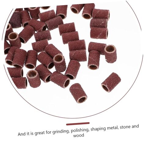 DECHOUS Mounted Cylindrical Grinding Heads Sanding Bands Grit for Nail Drill Abrasive Sleeves for Use Manicure Tools in Saudi Arabia