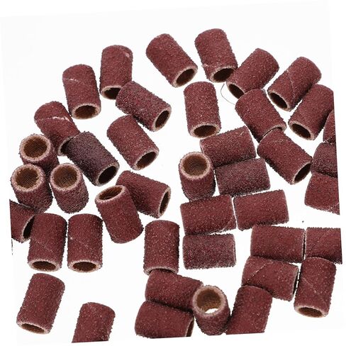 DECHOUS Mounted Cylindrical Grinding Heads Sanding Bands Grit for Nail Drill Abrasive Sleeves for Use Manicure Tools in Saudi Arabia