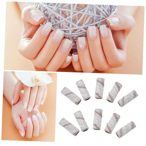 50pcs Sanding Bands for Nail Drill Mini for Gel Polish Removal and Nail Art Durable Manicure Supplies for Professionals and Home Use in Saudi Arabia
