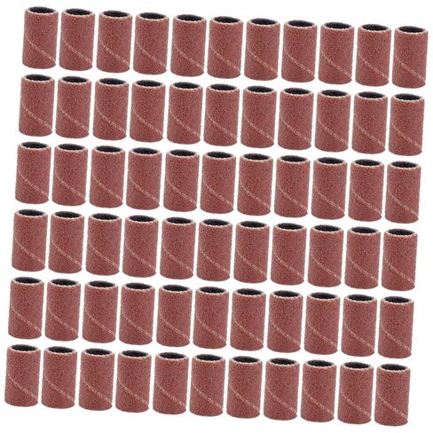 LIFKOME 100pcs Nail Drill Grinding Heads 180 Grit Abrasive Sanding Bands for Manicure Tools Compatible Electric Nail Drills for and Woodcarving in Saudi Arabia
