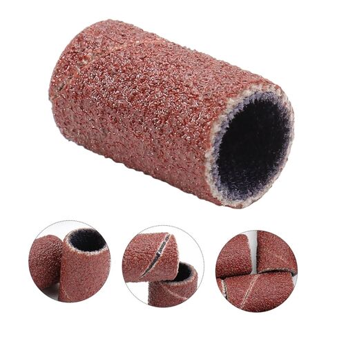 LIFKOME 100pcs Nail Drill Grinding Heads 180 Grit Abrasive Sanding Bands for Manicure Tools Compatible Electric Nail Drills for and Woodcarving in Saudi Arabia