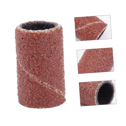 LIFKOME 100pcs Nail Drill Grinding Heads 180 Grit Abrasive Sanding Bands for Manicure Tools Compatible Electric Nail Drills for and Woodcarving in Saudi Arabia