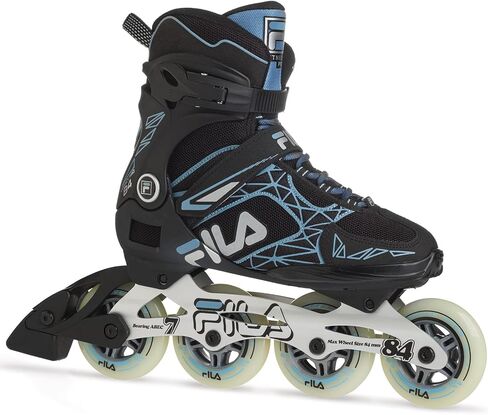 FILA Legacy Pro 84 Fitness Inline Skates for Women - Airflow Technology, 84mm Wheels, ABEC 7 Bearings, High Cuff Support in Saudi Arabia