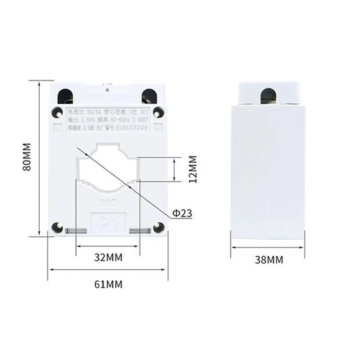 1Pcs AC Current BH-0.66 30I Class 0.5 Copper Coil is Suitable for AC Ammeter 30/50/75/100/200/300/500/5A Ammeter(400(5A)) in Saudi Arabia