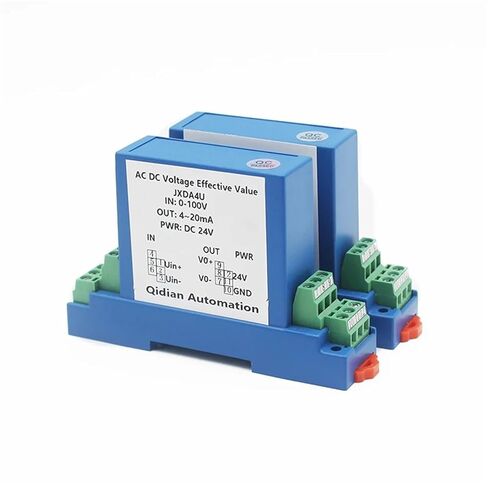 1PCS JXDA4U 0-1000V Voltage Direct Current Signal Transducer Analog Galvanic Signal Transmitter(RS485 Output,0-20V Input_AC Input_DC24V) in Saudi Arabia