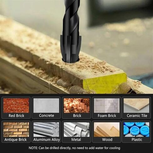 3-12mm Drill Bit Multifunctional Glass Triangle Diamond Drill Set Ceramic Tile Concrete Brick Wood Punching Hole Saw Metal Drill (Size : 8mm) in Saudi Arabia
