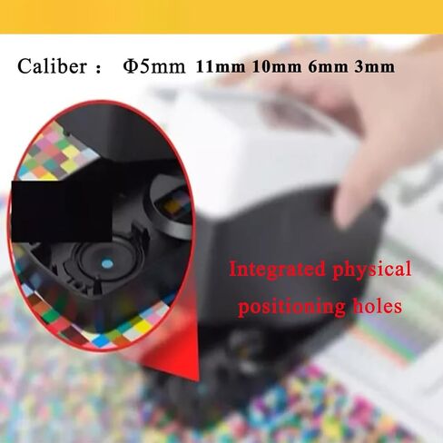 Digital Spectrodensitometer Printing Density Measurement with Wavelength Range 400-700nm 5 Apertures 11mm 10mm 6mm 5mm 3mm 0.02 Repeatability USB Bluetooth 10000 Items Storage Color Screen in Saudi Arabia