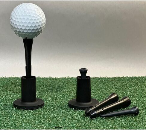 تي شيرت TrueShot Simulator Golf القابل للتعديل (عبوة كومبو) - تي شيرت جولف خارجي أو داخلي - تي شيرت لنطاق القيادة (6 عبوات) - تي شيرت جولف قابل لإعادة الاستخدام in Saudi Arabia