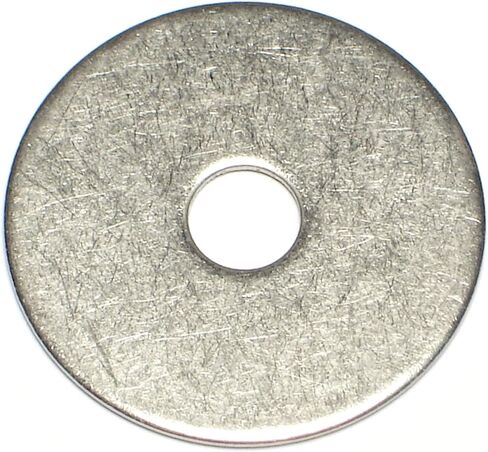 Hard-To-Find Fastener Stainless Steel Fender Washers, Durable Flat Metal Hardware for DIY, Construction, Home Improvement, 5/16 x 1-1/2, Pack of 45 in Kuwait