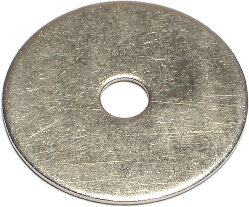 Hard-To-Find Fastener Stainless Steel Fender Washers, Durable Flat Metal Hardware for DIY, Construction, Home Improvement, 5/16 x 1-1/2, Pack of 45 in Saudi Arabia